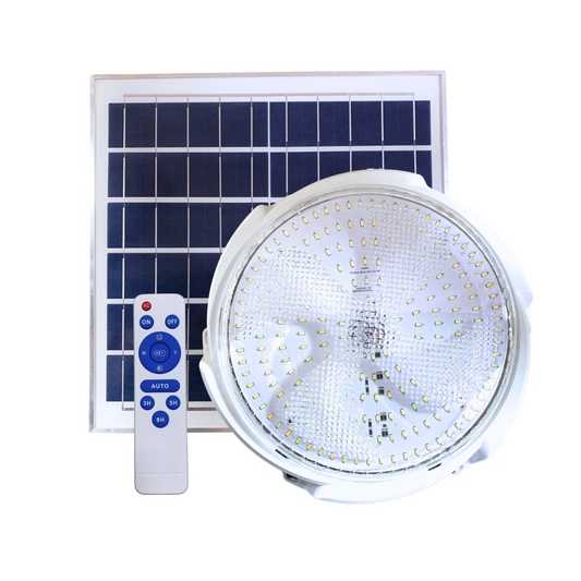 PLAFÓN LED CON PANEL SOLAR TRILUX DE 36W (INCLUYE CONTROL REMOTO)