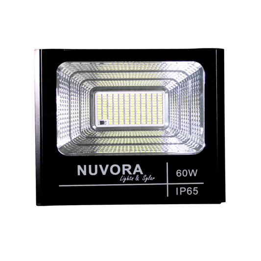 REFLECTOR LED DE 60W CON PANEL SOLAR 6500K