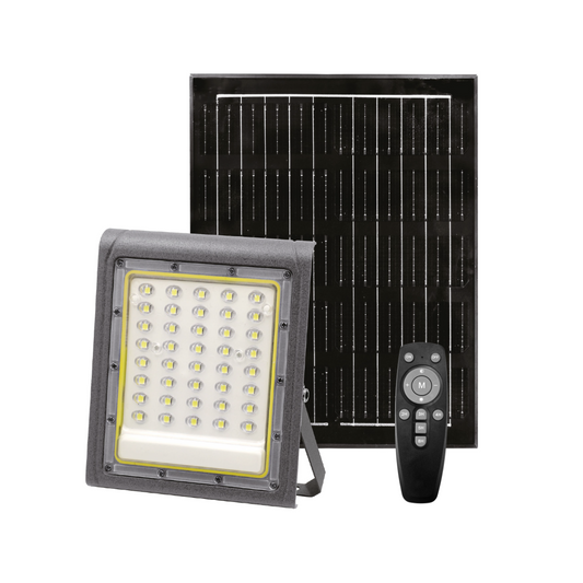 REFLECTOR LED DE 200W SLIM CON PANEL SOLAR 6500K