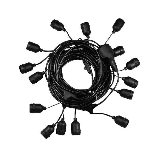 GUIRNALDA DE 10 MT CON 20 SOCKETS E-27